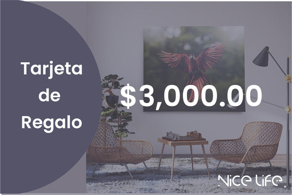 $3,000.00 | Tarjeta de Regalo